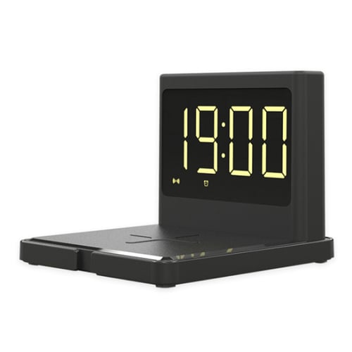 Luckychild 3 In 1 Multifunction Multi Functional Alarm Clock 15w Mobile Phone Wireless Charger Fast Charging Desktop Digital Clocks 2 Colors Multi Functional Alarm Clock 15w Mobile, Multi Function Desktop Alarm Clock Wireless Charger
