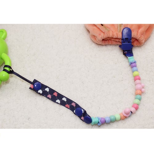 Infant Baby Dummy Pacifier Soother Nipple Chain Clip Buckle Anti-out Fuctional