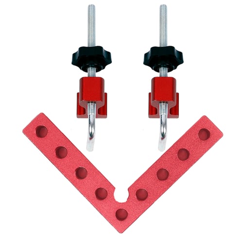 2pcs 10cm Positioning Squares Woodworking Tools Clamping 90Deg Angles Clamp 