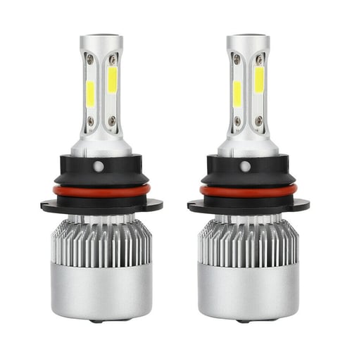 2X 60W 360 Beam Driving Light Headlight Bulb Headlamps 6000K 6400LM