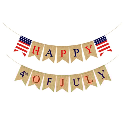 Pull Flag Banners Flags Party Supplies Linen Decorations Wall Hanging Home Door Decoration American Independence Day - Decorative Banners For The Home Pull Flag Banners Flags Party Supplies Linen Decorations Wall Hanging Home Door Decoration American Independence Day - Decorative Banners For The Home