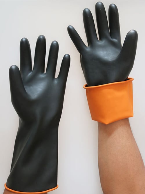HEAVY DUTY Rubber Gloves 