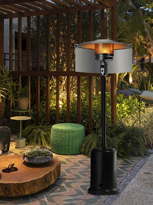 Heater Reflector Shield Heat Focusing For Round Natural Gas Propane