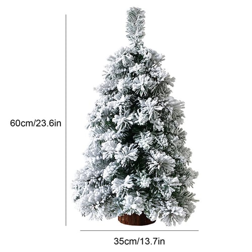 12cm White Christmas Tree Model Cedar Tree for Winter Forest Railway Scenery 