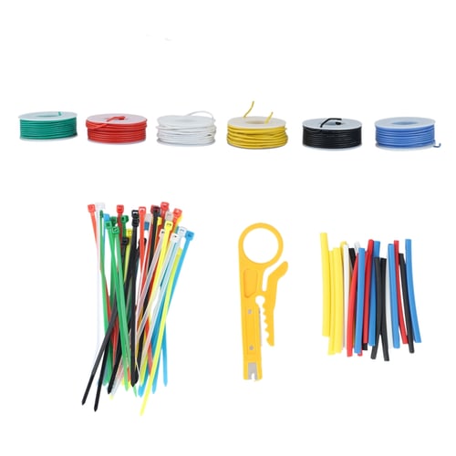 50m 30AWG Flexible Silicone Wire 5 color Mix box 1 box 2 Copper Electrical Line 