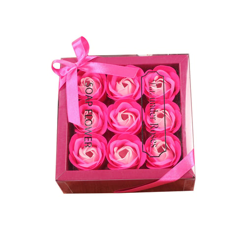 Artificial Bath Rose Flower Soap Petal For Valentine's Day Gifts Wedding Decors 