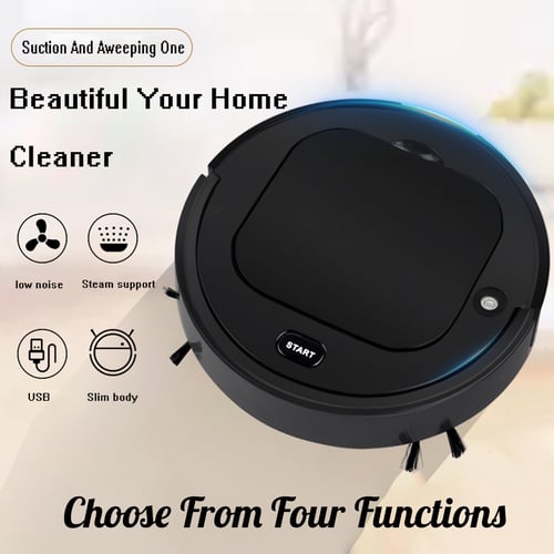 Automatic Smart Robot Vacuum Cleaner Suction Sweeper Edge Rechargeable  Cleaning 