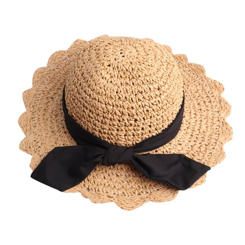 Summer Fashion Baby Kids Boy Girl Sun Straw Cap Breathable Western Cowboy Hat 
