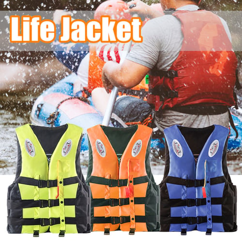 Life Jackets Watersport Ski Buoyancy Aid Kayak Boating Sailing Jacket M-XXXL 