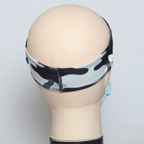 Button Headband Face Holder Wearing Protect Ears Sports Sweat 