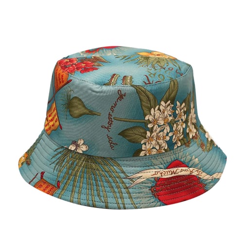 Women Men Boonie Bucket Hat Two Side Reversible Camping Outdoor Fisherman Cap