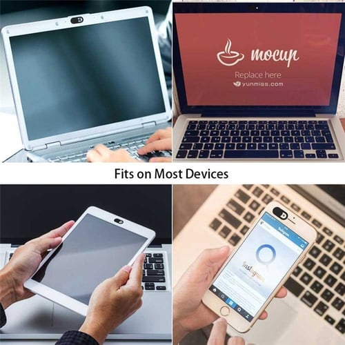 6pcs Ultra-Thin Webcam Covers Web Camera Cover for Laptops/ Macbook/ Cellphone 