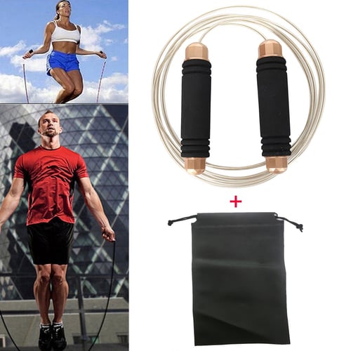 Jump Rope-Adjustable Speed Jumping Cable Skipping Ball Bearing Comfortable 