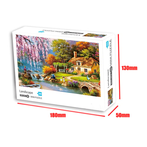 Adults Puzzles 1000 Pieces Landscape Puzzle Game Interesting Toys 16.5x11.7 Inch 