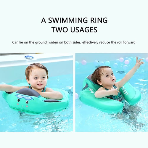 Kids Swim Float Boat Raft Swimming Swim Ring Trainer Safety Pool Inflatable Toy 
