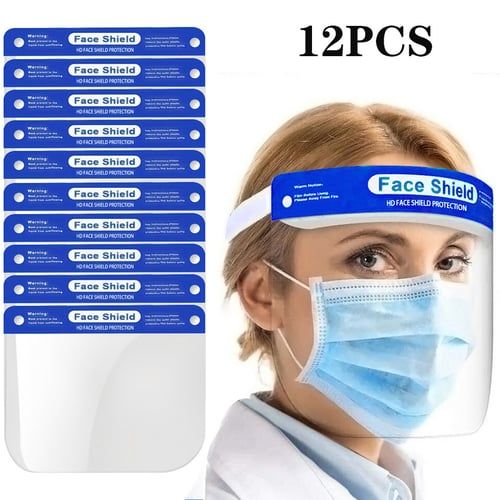 Face Shield Reusable Washable Anti-Splash Protection Cover Safety Full Face Mask 