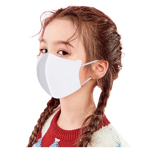 Children Face_Mask with Filter Reusable Printing Facial_Mask Washable Dustproof Cotton Mouth_Cover for Kids 