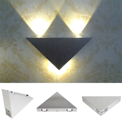 Metal LED Wall Sconces Light Fixture Bedroom Porch Hotel Canteen DIY Wall Lamp 