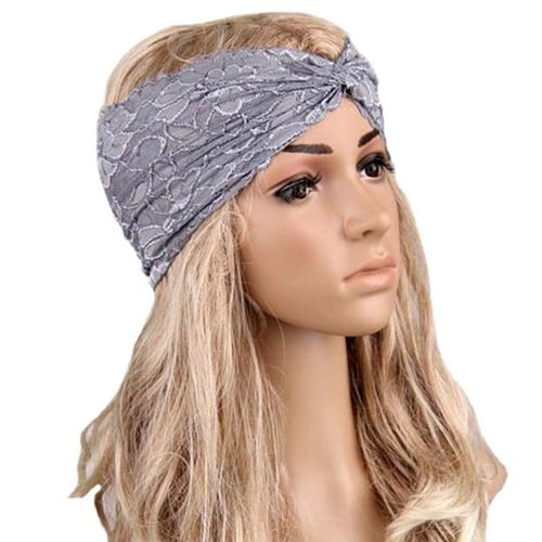 Hair Wrap Women Yoga Hairband Headscarf Lace Twist Sport Headband Headband 