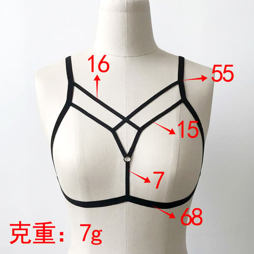 Women Hollow Out Elastic Cage Bra