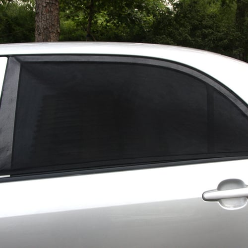 Univesal 2x Car Rear Window UV Mesh Sun Shades Blind Kids Child Sunshade Blocker 