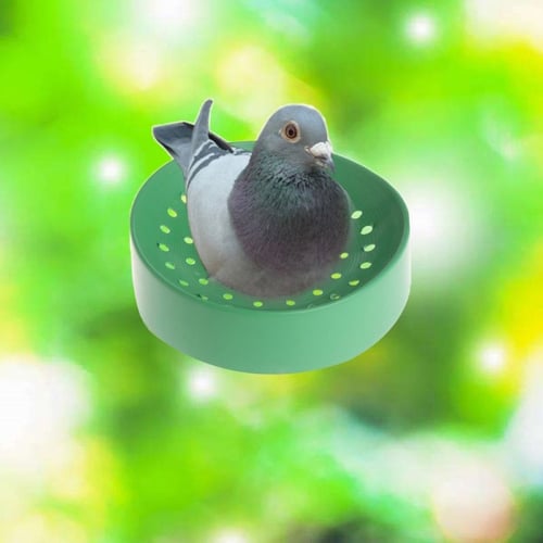 Pigeon Supplies Plastic Dehumidification Bird Egg Basin Nest Bowl Grass Mats HI 