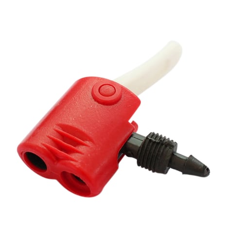 2* Durable Bicycle Bike Track Pump Dual Head Adapter Valve Nozzle Valve Adapter 