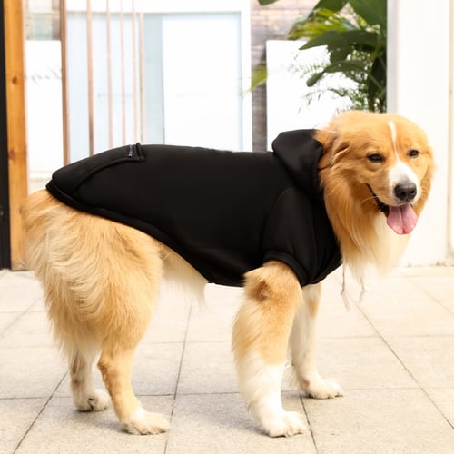 S, Black-T Pet Dog Security Hoodies Sweatshirts Sweaters Chihuahua Warm Clothes