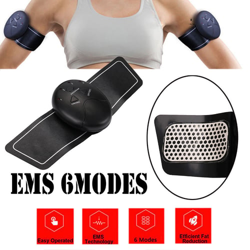 Magic EMS Muscle Training Gear ABS Trainer Fit Body Home Exercise Shape Fitness 