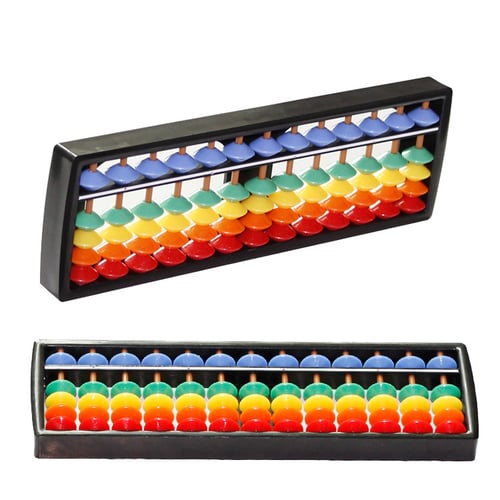 Rods Colorful Beads Learn Abacus Arithmetic Soroban Kid's Calculating Tool Toy 