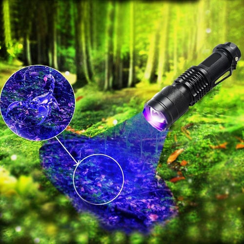 UV Ultra Violet LED Flashlight Blacklight Light 395/365 nM Inspection Lamp Torch 