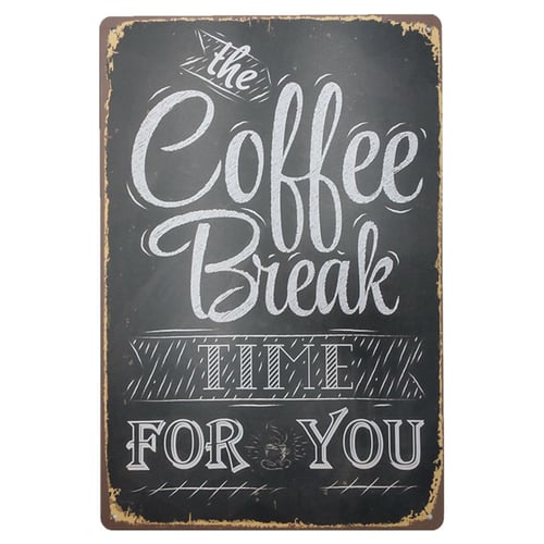 Retro Metal Tin Sign Poster Plaque Bar Pub Club Cafe Home Plate Wall Decor Art