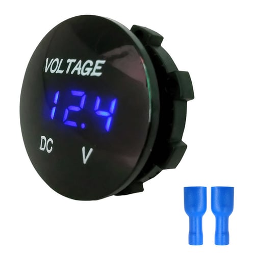 DC 12V-24V LED Panel Digital Voltage Meter Display Voltmeter Motorcycle Car 