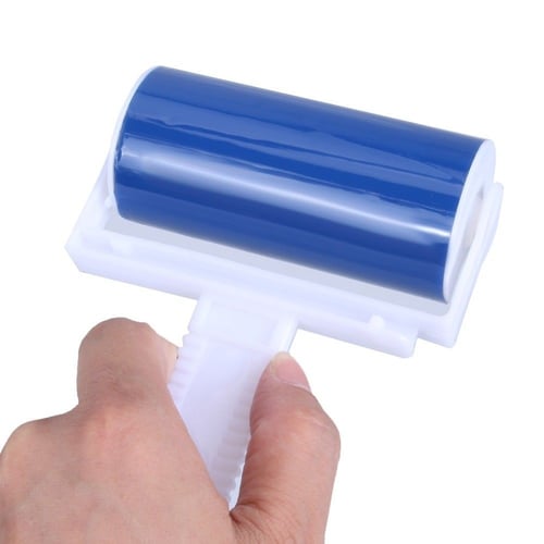 Roller Cleaner Lint Sticky Picker Pet Hair Fluff Remover Brush Cleaning Washable 