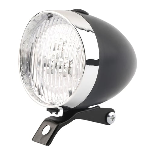 Classic LED Vintage Bike Headlight Bicycle Retro Head Light Front Fog Lamp 