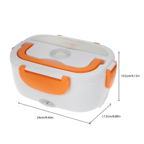 Car 1.05L 12V Electric Heated Car Plug Heating Lunch Box Food Warmer Container 