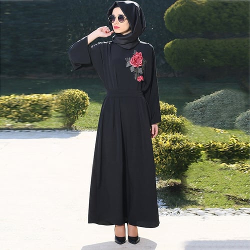 L M XL Khaleeji Abaya Arabic ButtonUp Half Open Jilbab Kaftan Made in Dubai S 