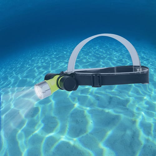 2000Lm XM-L T6 LED Swimming Headlight Diving Headlamp Waterproof Underwater 50M 