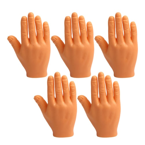5Pcs Finger Puppet，Tiny Hands Finger Puppets Mini Finger Hands Set for Game Party for Game Party