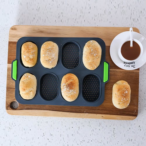 8" Baking Mould Silicone Cake Pan DIY Cake Bakeware Round Bread Kitchen Tray je 