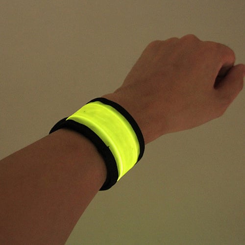 Outdoor Safety Reflective LED Arm Band Glowing Wristband Light Up Bracelet Belt 