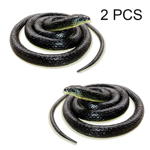 Lifelike Fake Snake Toy Realistic Artificial Long That Look Real Rubber Plastic