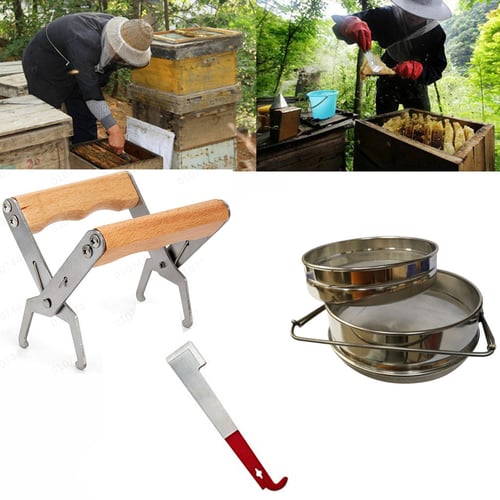 7Pcs Set Bee Tool Beekeeping Equipment Beekeeper Tools Catcher Hive Tool 