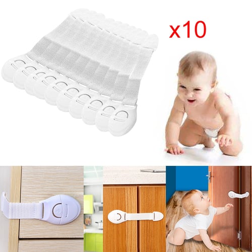 New 10X Child Infant Baby Kids Drawer Door Cabinet Cupboard Toddler Safety Locks