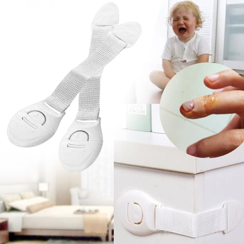 10x Baby Child Cupboard Cabinet Safety Locks Pet Proofing Door Drawer Fridge Kid 