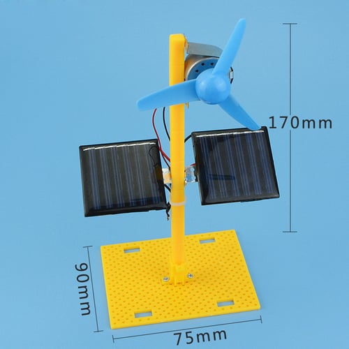 Solar Generator Fan DC Motor Fan Student Solar Display Project DIY Kits Toy 