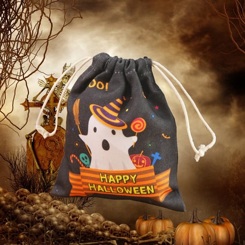 Halloween Cute Witches Candy Bag Packaging Children Party Storage Bag Gift 