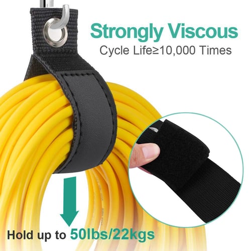 Extension Cord Holders Organizer Heavy Duty Storage Straps Fit with Garage Hooks 