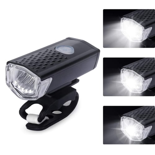 USB Rechargeable LED Bike Bicycle Cycling Front Rear Tail Light Headlight Lamp 