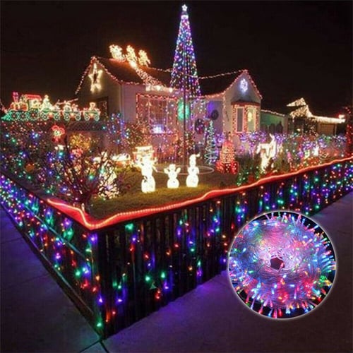 Fairy String Lights 100 LED Christmas Tree Wedding Xmas Party Outdoor Decor 
